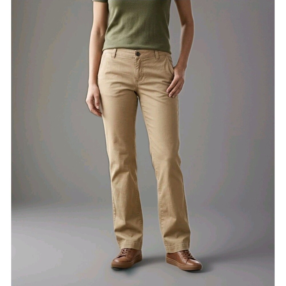CAMBIO Pants Women Size 30x33 Stretch Brown Classic Button Back Pocket